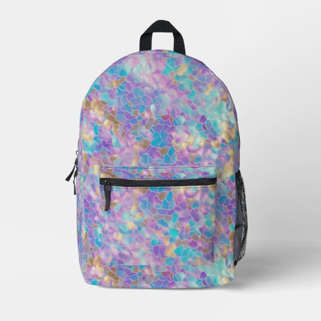 Sac À Dos Imprimé Huile holographique (Recto)