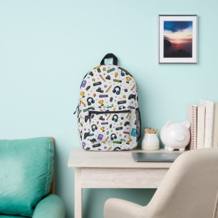 Sac À Dos Imprimé Icônes de l'école de jeu   Retour à l'école