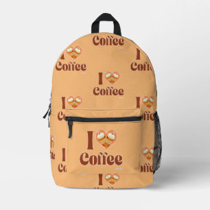 Sac À Dos Imprimé Il faut aimer le café Motto cœur mignon