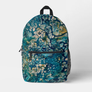 Sac À Dos Imprimé Imaginaire Abstrait sous-marin