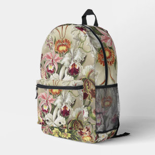 Sac À Dos Imprimé Impression botanique vintage d'orchidée par Ernst