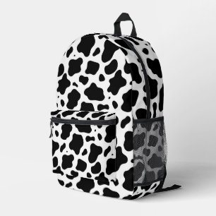 Sac À Dos Imprimé Impression de vache noire et blanche