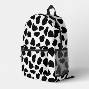 Sac À Dos Imprimé Impression de vache noire et blanche