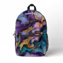 Imprimé partout Agate violette personnalisée avec