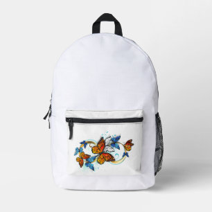Sac À Dos Imprimé Infinité de papillons monarques