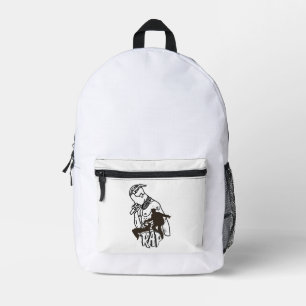 Sac À Dos Imprimé Interprète hip-hop dynamique