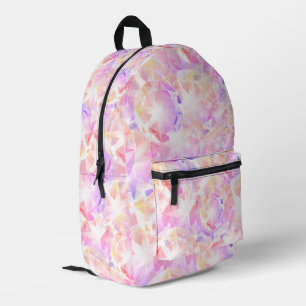 Sac À Dos Imprimé Iridescence Lavande rose brillant cristal