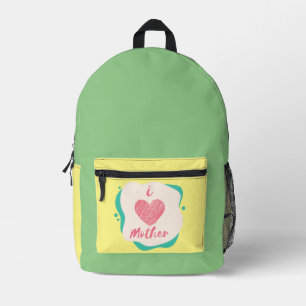 Sac À Dos Imprimé j'aime ma mère