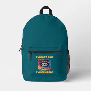 Sac À Dos Imprimé Je ne suis pas vieux, je suis classique, wpap, cas