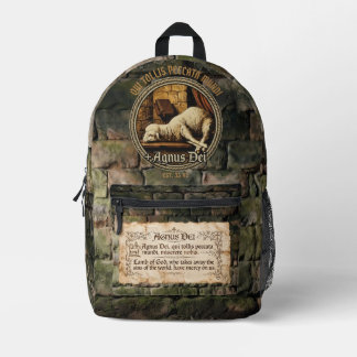 Sac À Dos Imprimé Jésus Agneau de Dieu - Agnus Dei
