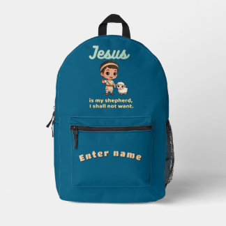 Sac À Dos Imprimé Jesus is my shepherd