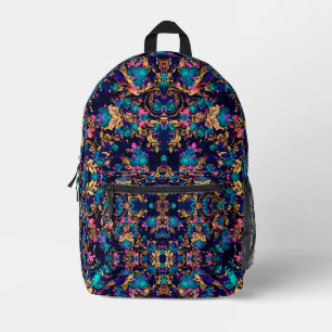 Sac À Dos Imprimé Joli chic fleurs abstraites arrière - plan