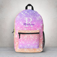 Joli faux éclat ombré violet jaune iridescent