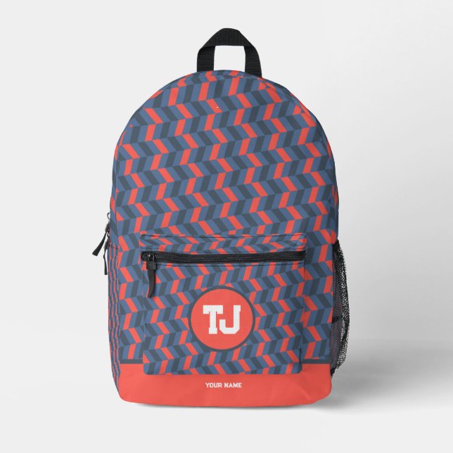 Sac À Dos Imprimé Joli Motif de l'école d'anniversaire (Recto)