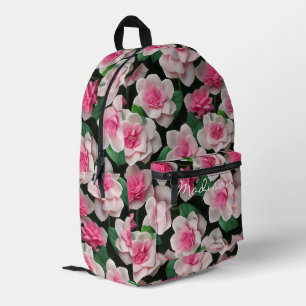 Sac À Dos Imprimé Joli motif fleuri rose boho