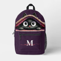 Joli Petit Chaton Monogramme Personnalisé Nom Scri