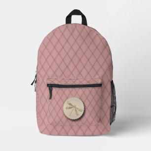 Sac À Dos Imprimé Jolie libellule dorée
