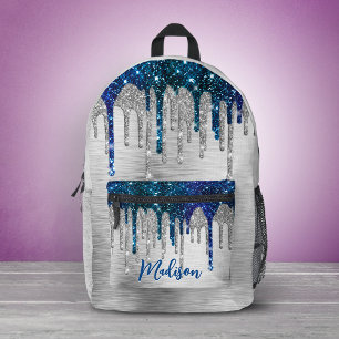Sac À Dos Imprimé Jolie Parties scintillant bleue moderne Drivers mo
