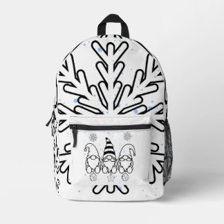 Sac À Dos Imprimé Jolis nains de Noël pour les fêtes de fin d'année.