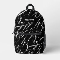 Jouer artistique noir et blanc éclaboussure avec n