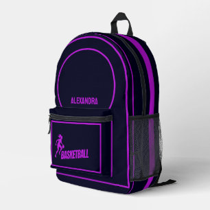 Sac À Dos Imprimé Joueur de basket, Équipe de basket, Cadeau d'anniv