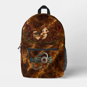 Sac À Dos Imprimé Kawaii Zodiac Neos Vierge