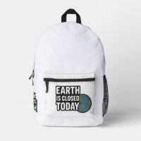 La Terre Est Fermée Aujourd'Hui | Conception de de