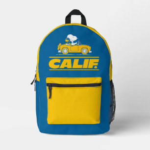 Sac À Dos Imprimé Le road trip californien de Snoopy et Woodstock