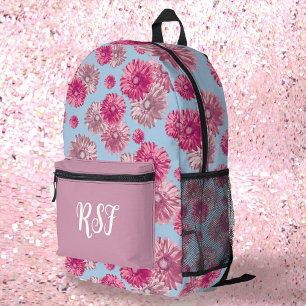 Sac À Dos Imprimé Les tons floraux modernes de rose pastel Girly