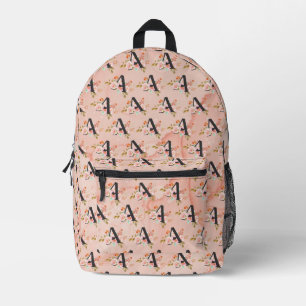 Sac À Dos Imprimé Lettre A