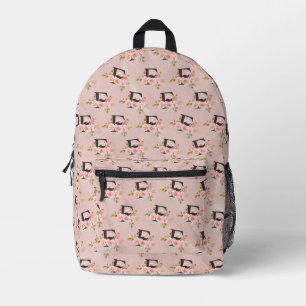 Sac À Dos Imprimé Lettre F