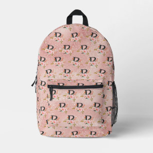 Sac À Dos Imprimé Lettre P