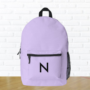 Sac À Dos Imprimé Lilac Monogram Élégant Plutôt Moderne Chic tendanc