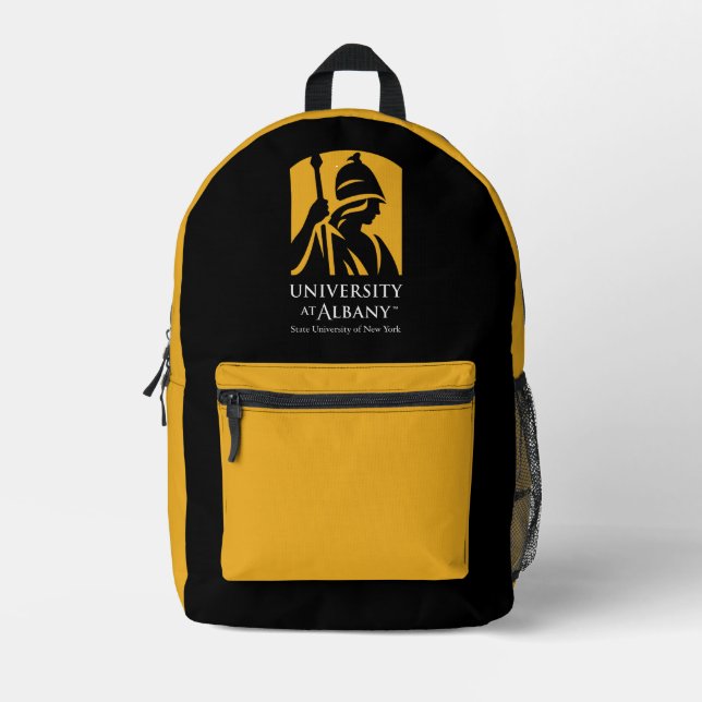 Sac À Dos Imprimé Logo de l'Université d'Albany (Recto)