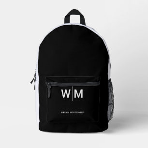 Sac À Dos Imprimé Logo de marque noire Entreprise
