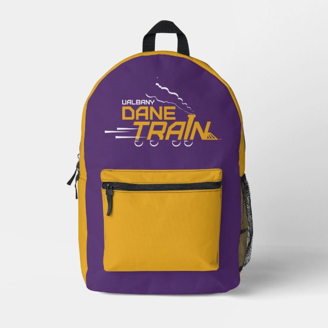 Sac À Dos Imprimé Logo du train UAlbany Dane (Recto)