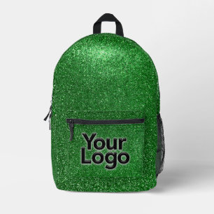 Sac À Dos Imprimé Logo professionnel Emerald Green Sparkly Parties s