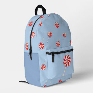 Sac À Dos Imprimé Lollipop Sweet Candy Blue Kids Girl Boy