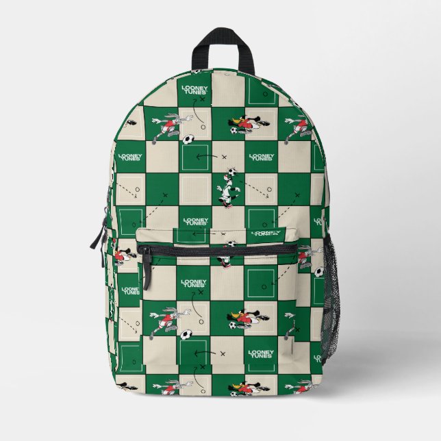 Sac À Dos Imprimé LOONEY TUNES™ Soccer Grid Pattern (Recto)