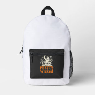 Sac À Dos Imprimé Maison hantée Halloween Pretty Wicked_1