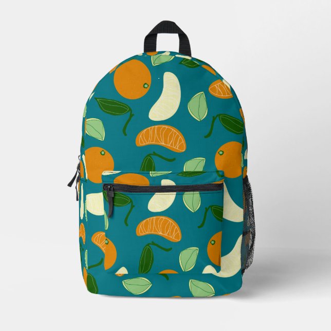 Sac À Dos Imprimé Mandarin Citrus (Recto)