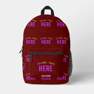 SAC À DOS IMPRIMÉ MARQUE VÉRIFIÉE ÉLÉGANTE MODERNE ET PERSONNALISABL