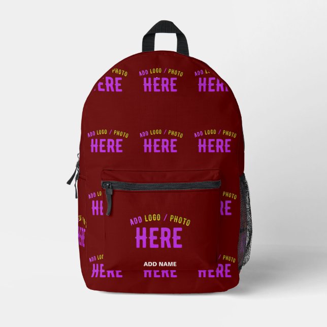 SAC À DOS IMPRIMÉ MARQUE VÉRIFIÉE ÉLÉGANTE MODERNE ET PERSONNALISABL (Recto)