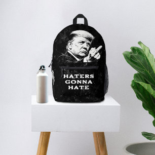 Sac À Dos Imprimé Meme drôle du doigt d'honneur de Trump 2026