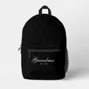 Sac À Dos Imprimé Mémé élégante script établie