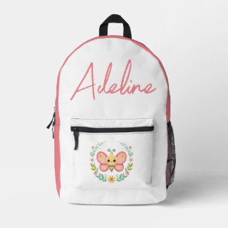 Sac À Dos Imprimé Mignon, printemps/papillon