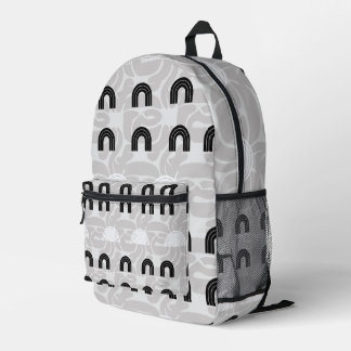 Sac À Dos Imprimé Minimalist Mixed Boho Arches