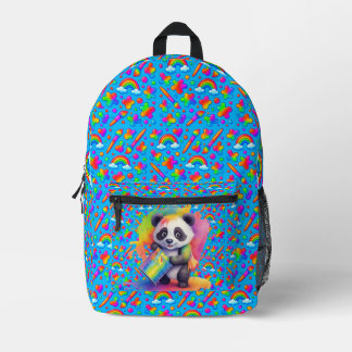 Sac À Dos Imprimé Miro the Panda Bear — Backpacks Col Cut Sew Bag