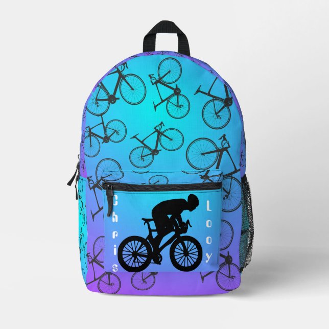 Sac À Dos Imprimé Mochila con estampado de bicicletas (Recto)