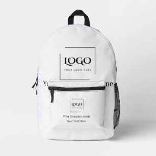 Sac À Dos Imprimé Modèle de logo personnalisé élégant